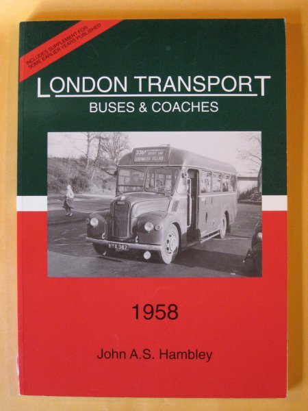 Image for London Transport Buses and Coaches 1958