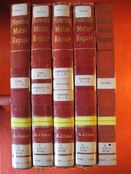 Image for Newnes Motor Repair (four Volume Set with Newnes Motor Repair charts)