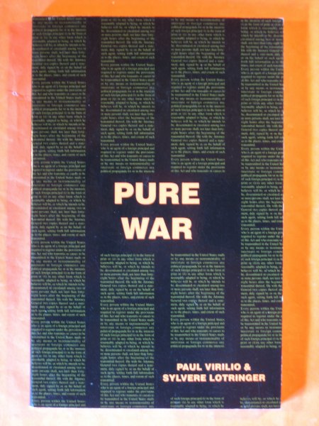Image for Pure War (Semiotext(e) / Foreign Agents)