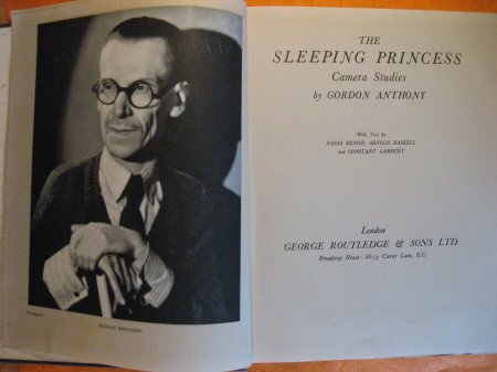 Image for Sleeping Princess: Camera Studies By Gordon Anthony, The