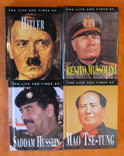 Image for Four Tiny Books on Dictators - Mao Tse-Tung, Benito Mussolini, Hitler, and Saddam Hussein