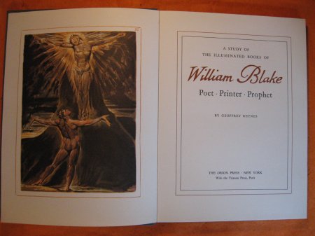 Image for Study of the Illuminated Books of William Blake Poet, Printer, Prophet, A