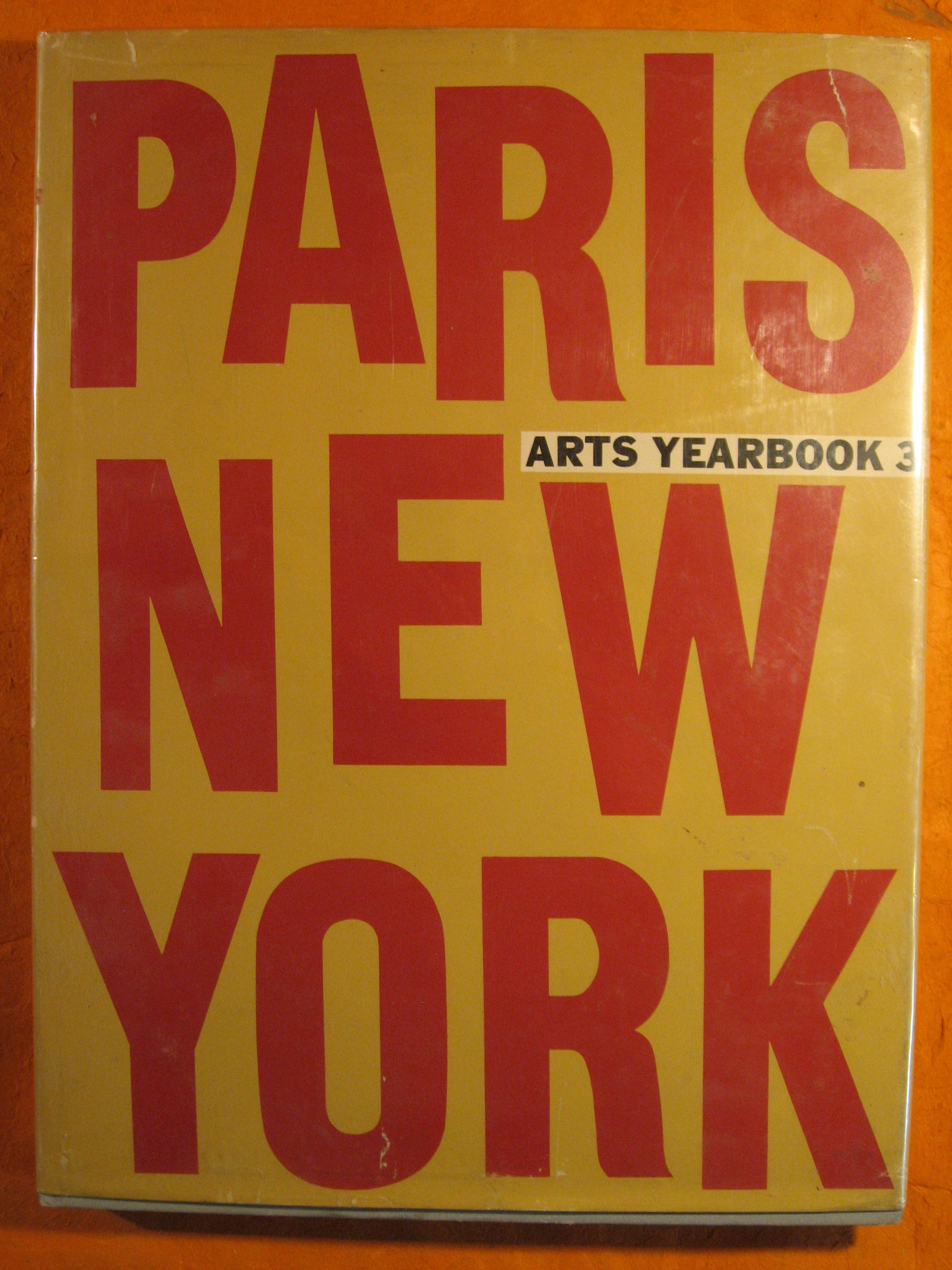 Image for Arts Yearbook 3: Paris / New York