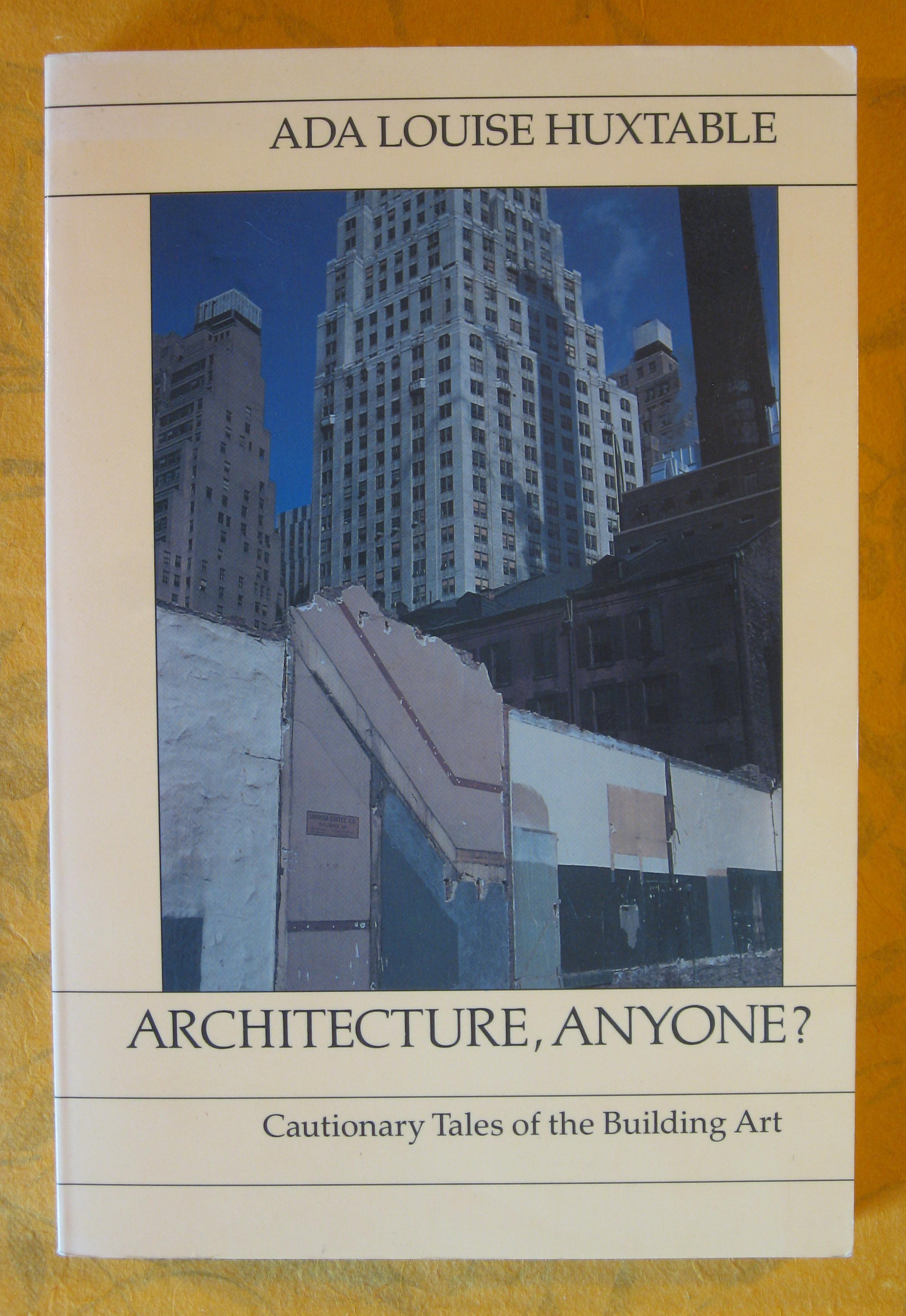 Image for Architecture, Anyone? Cautionary Tales of the Building Art (United States and Canadian Rights)