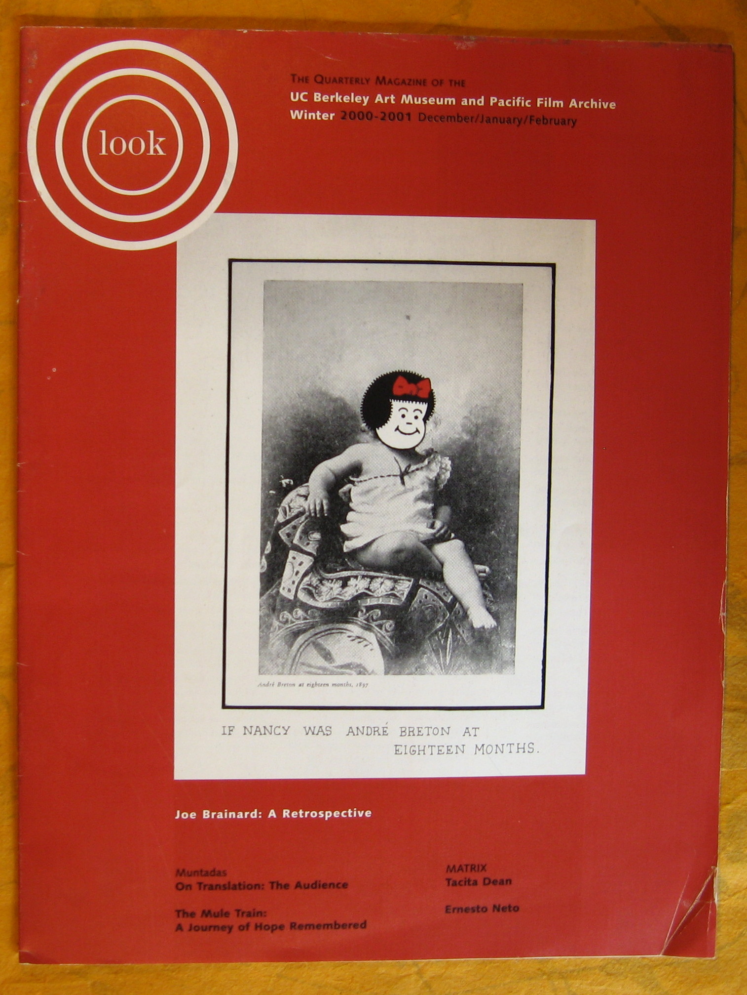 Image for Look: The Quarterly Magazine of the UC Berkeley Art Museum and Pacific Film Archive, Winter 2000-2001 December/January/February: Joe Brainard: A Retrospective